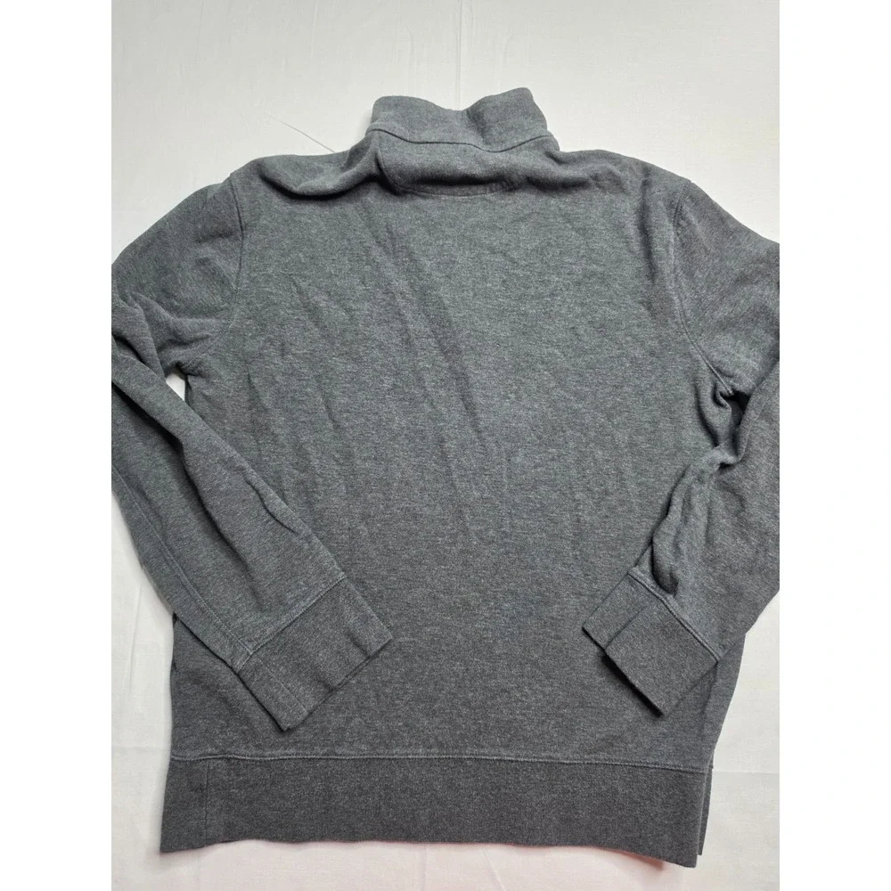 Polo Ralph Lauren Sweatshirts Men's Small Gray Quarter-Zip Mock Neck Long Sleeve